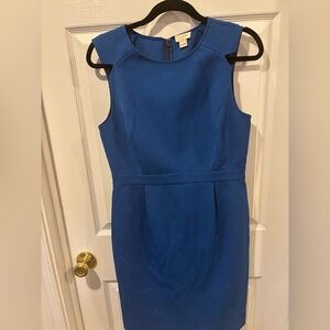 J. Crew Vibrant Blue Dress